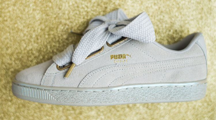 puma basket heart how to tie