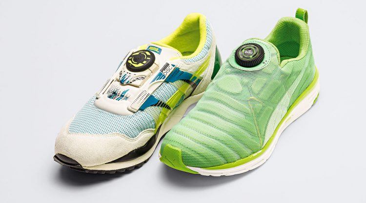 puma green shoes history
