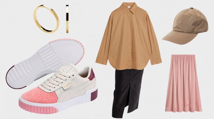 Puma cali remix leather sneaker deals