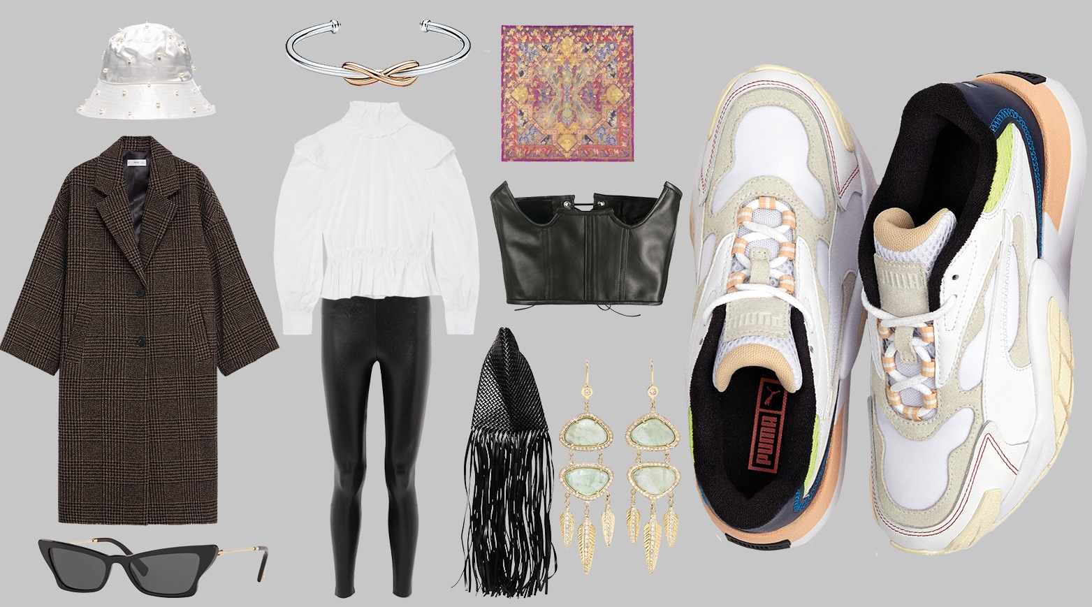 The whole Outfit for the Puma Fashion rebels collection sneakers