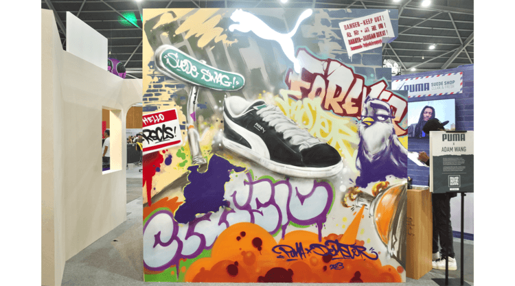 The Graffiti Wall Sneaker Con PUMA SEA PUMA CATch up